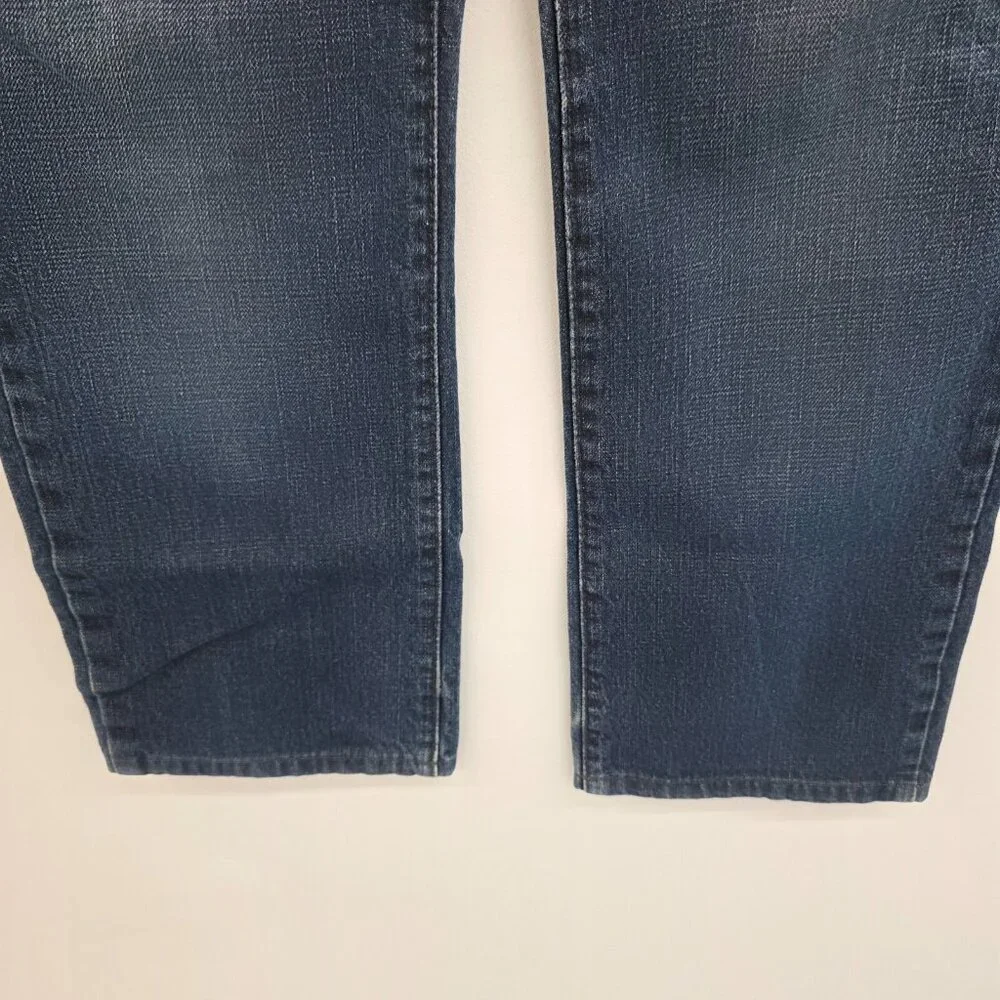 Calvin Klein Jeans Mens 30x32 (Actual 30/29) Straight‎ Leg Med Wash Denim Cotton